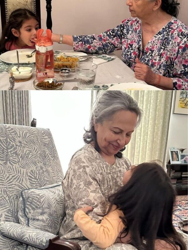 Inaaya Kemmu’S Quality Time With Nani Sharmila Tagore
